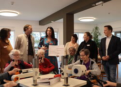 Mit der Sozialministerin am Plaudertisch