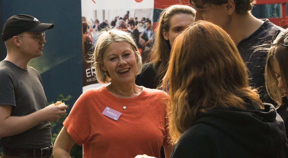 Grillfest im Erzählcafé