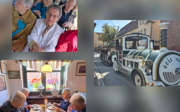 Fahrt mit der Flämingbahn und anschließend Kaffee trinken im Schmied zu Jüterbog