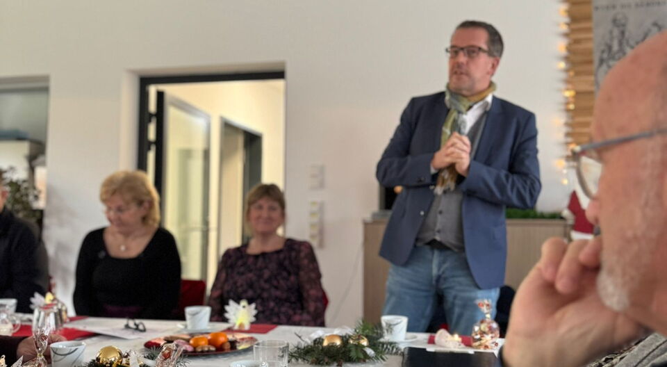 Weihnachtsfeier mit unserem Bürgermeister