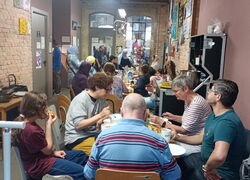 internationale Küche in der Alte Druckerei