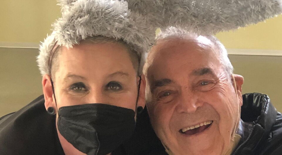 Fototermin mit Osterhasen