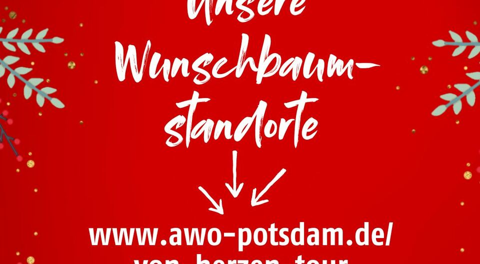 Start VON HERZEN Tour 2024 Wunschbaum Aktion