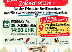 Familienzentren erhalten – gemeinsam gegen die Kürzungen