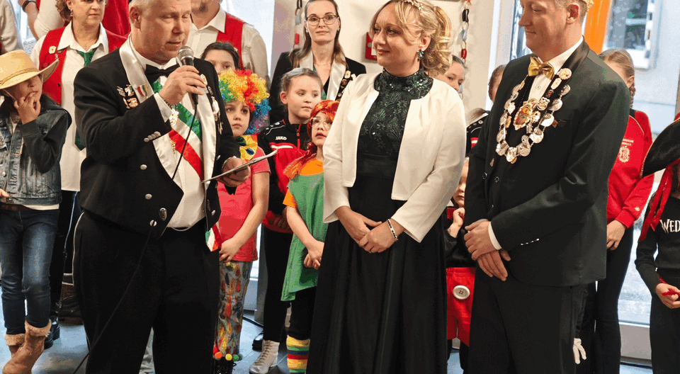 Rosenmontagsfeier mit dem Karnevalsverein KCW