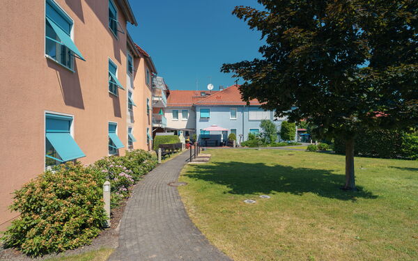 Außenansicht von einem Seniorenheim
