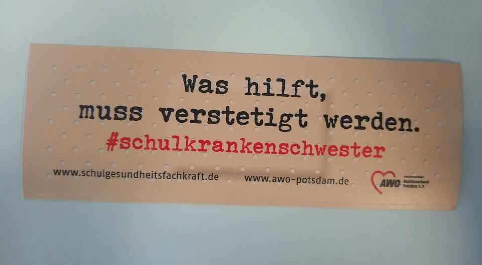 Was hilft, muss verstetigt werden! Schulgesundheitsfachkräfte erhalten