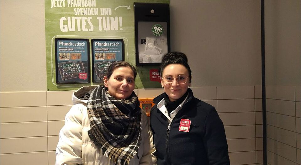 Tausche leere Flaschen für volle Kinder-Teller