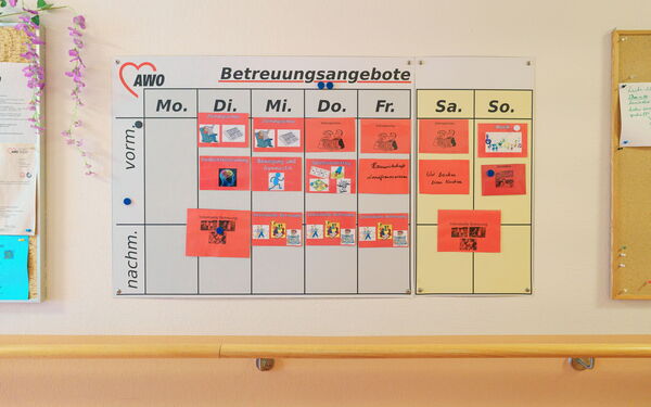 Hier sehen sie eine Informationstafel im SZ Wiesengrund