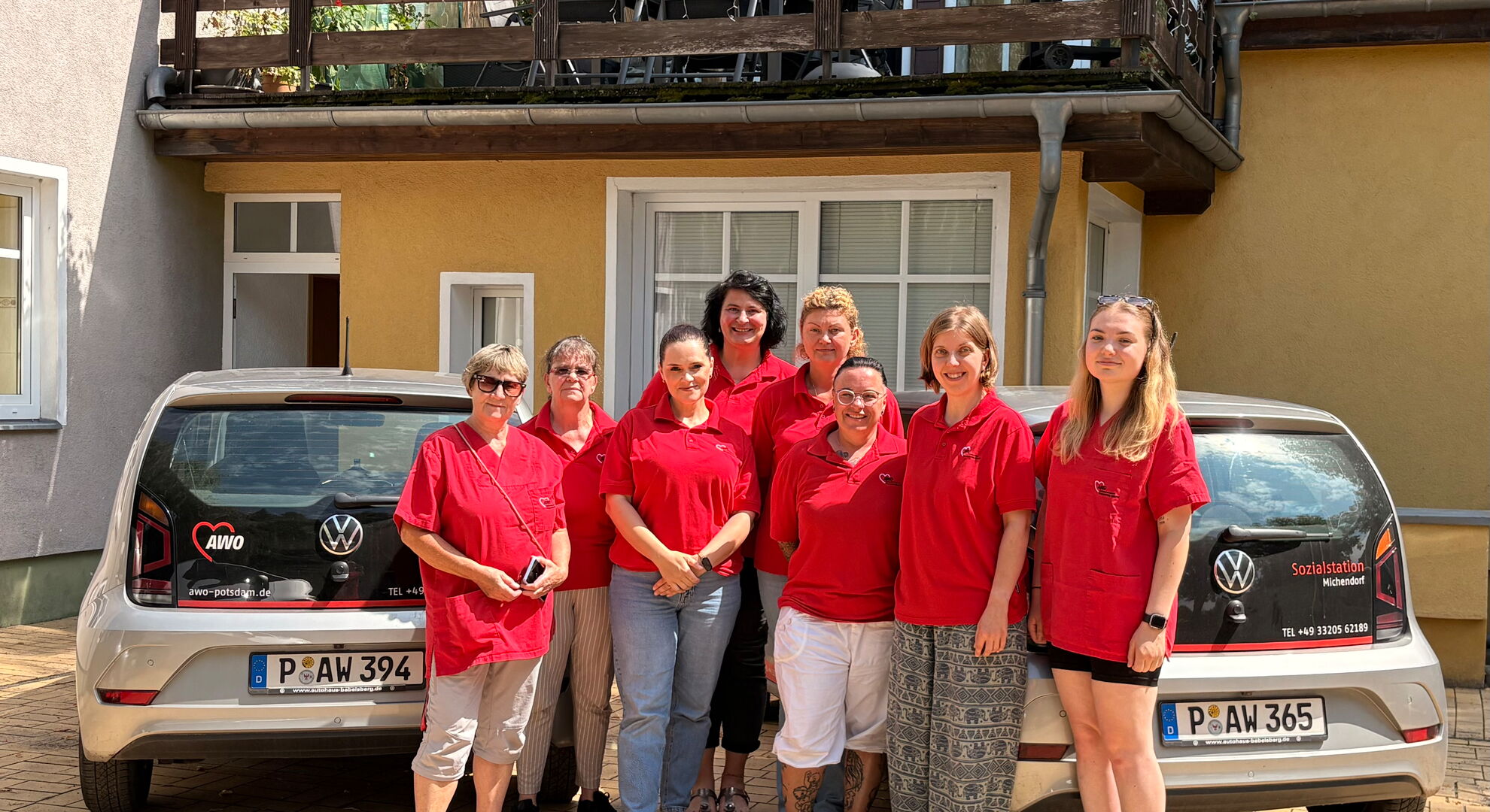 Teamfoto der Einrichtung AWO Sozialstation Michendorf