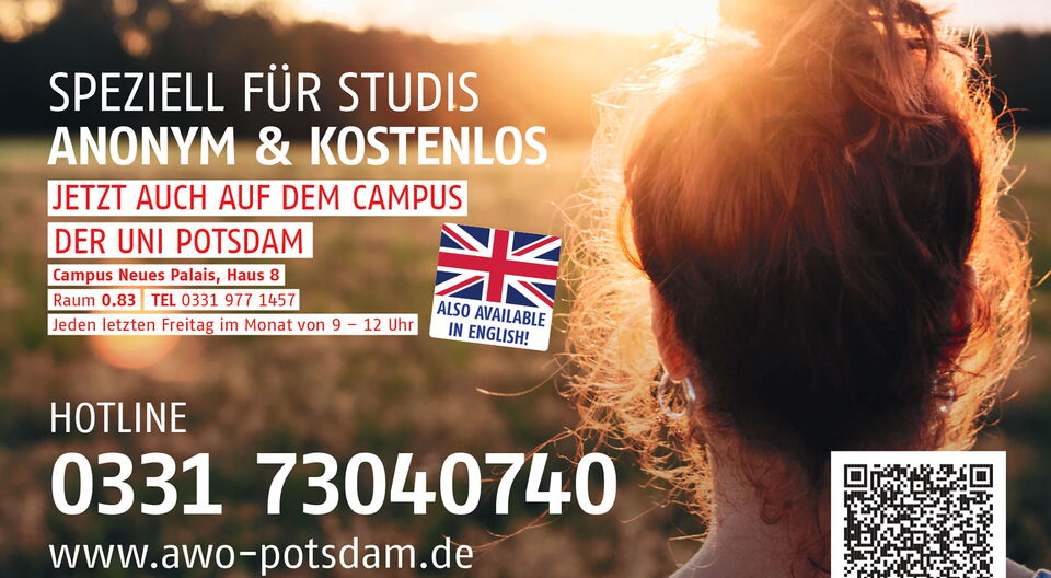 AWO Bezirksverband Potsdam bietet Suchtberatung für Studierende an