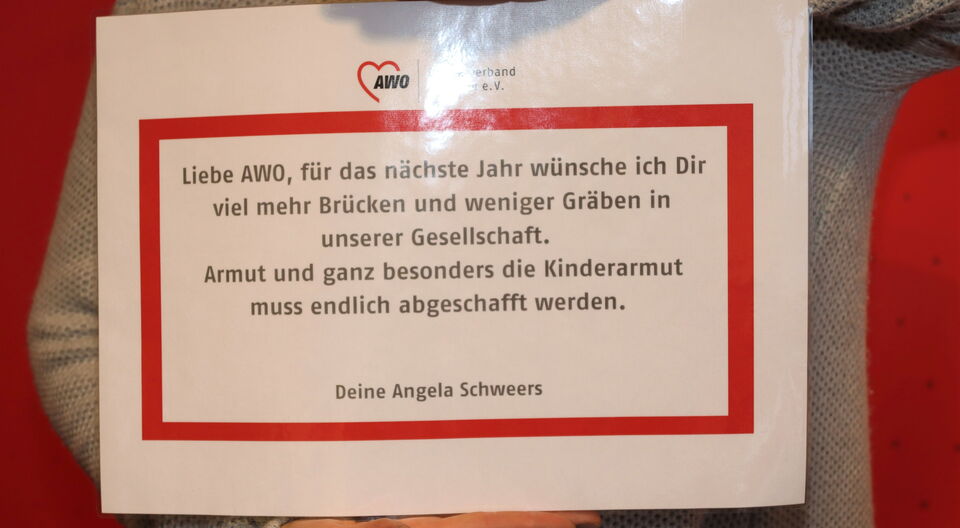 Zusammenbringen, nicht spalten – 102 Jahre Arbeiterwohlfahrt
