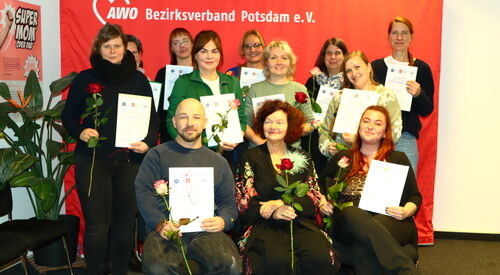 Teilnehmende des Zertifikatskurses Messiefachkraft nach Veronika Schröter®