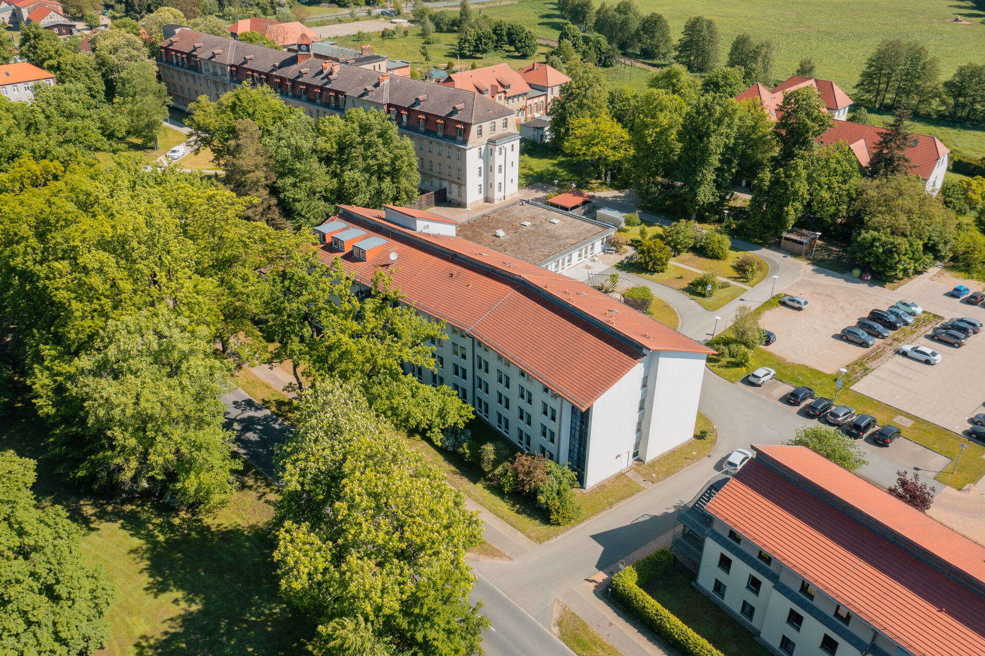 Außenansicht des Seniorenzentrums An der Dosse