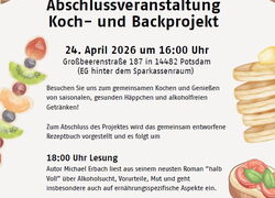 Abschlussveranstaltung mit Lesung