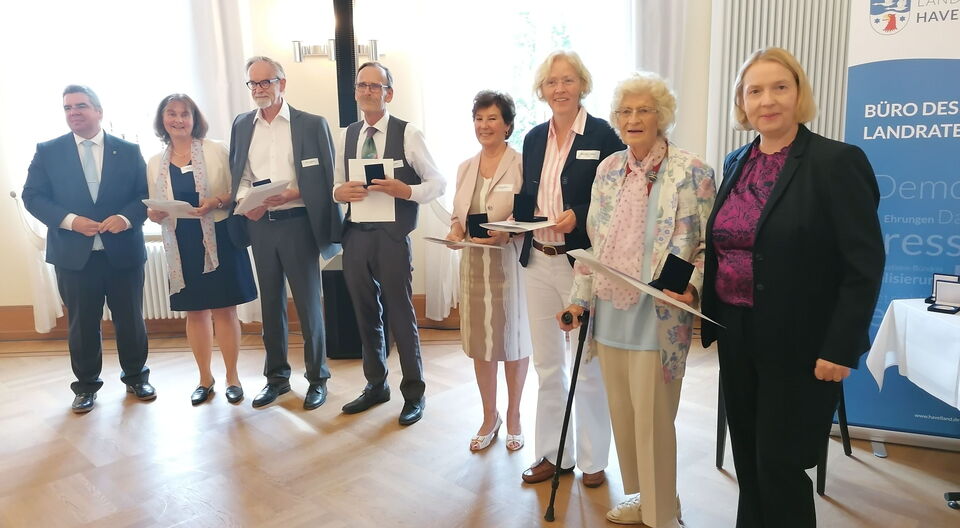 Auszeichnung für langjährige Vorsitzende des Ortsvereins Falkensee