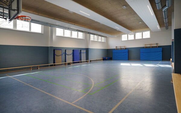Innenansicht einer Turnhalle