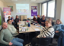 AWO Fachschule Potsdam zu Besuch im AWO Büro Kindermut
