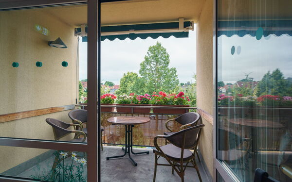 Hier sehen sie einen Balkon im SZ Wiesengrund