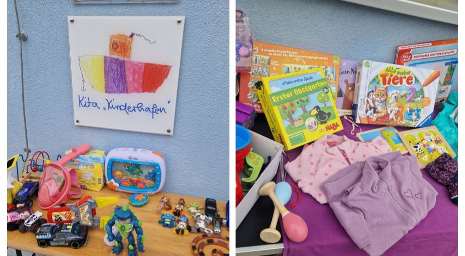 Flohmarkt in der Kita