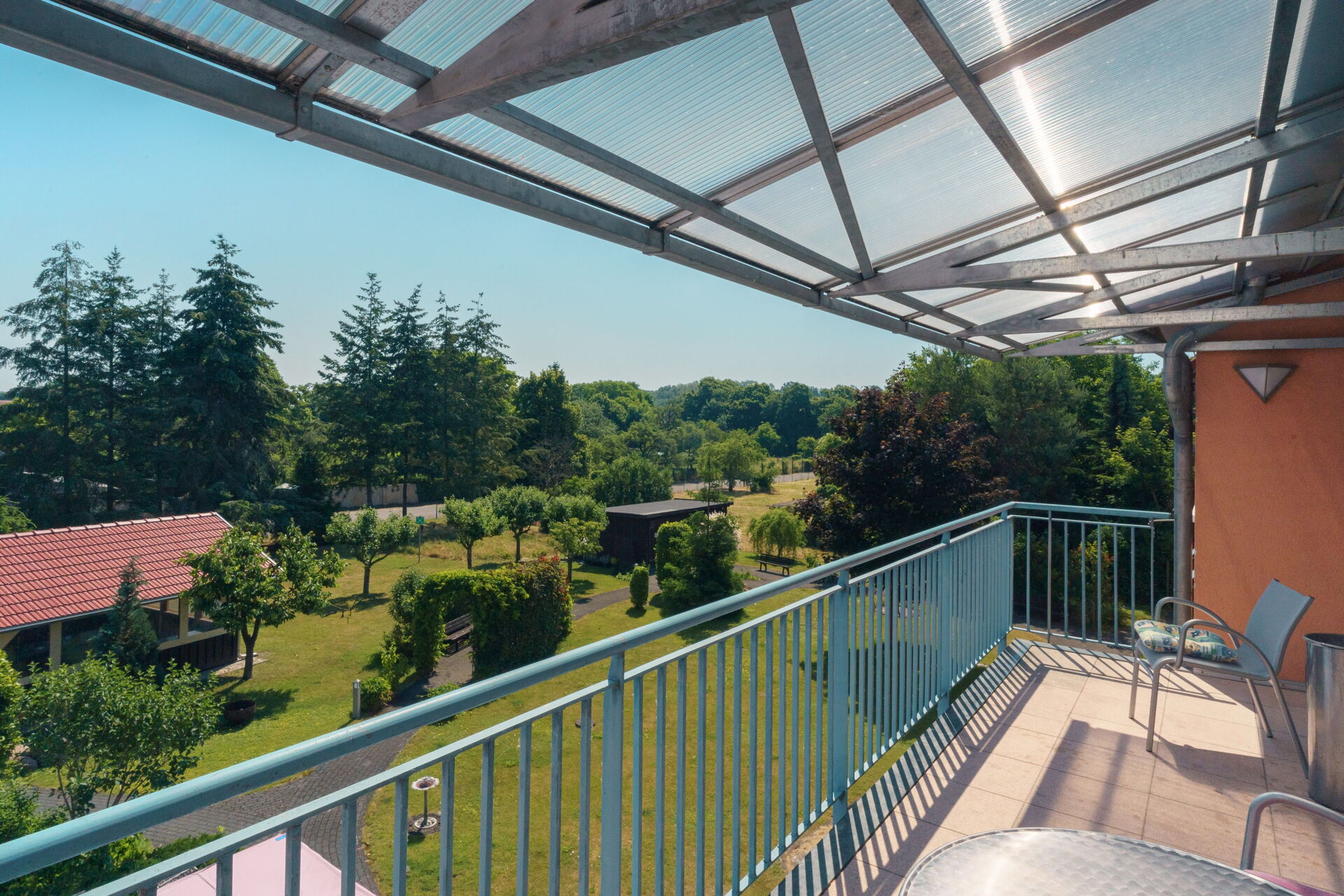 Veranda in einem Seniorenheim