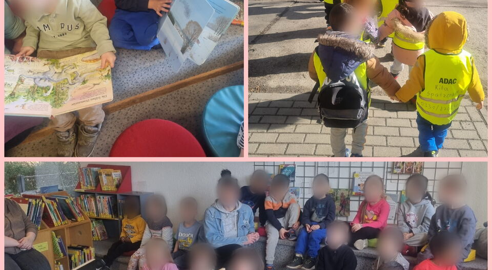 Besuch in der Bibliothek Waldstadt