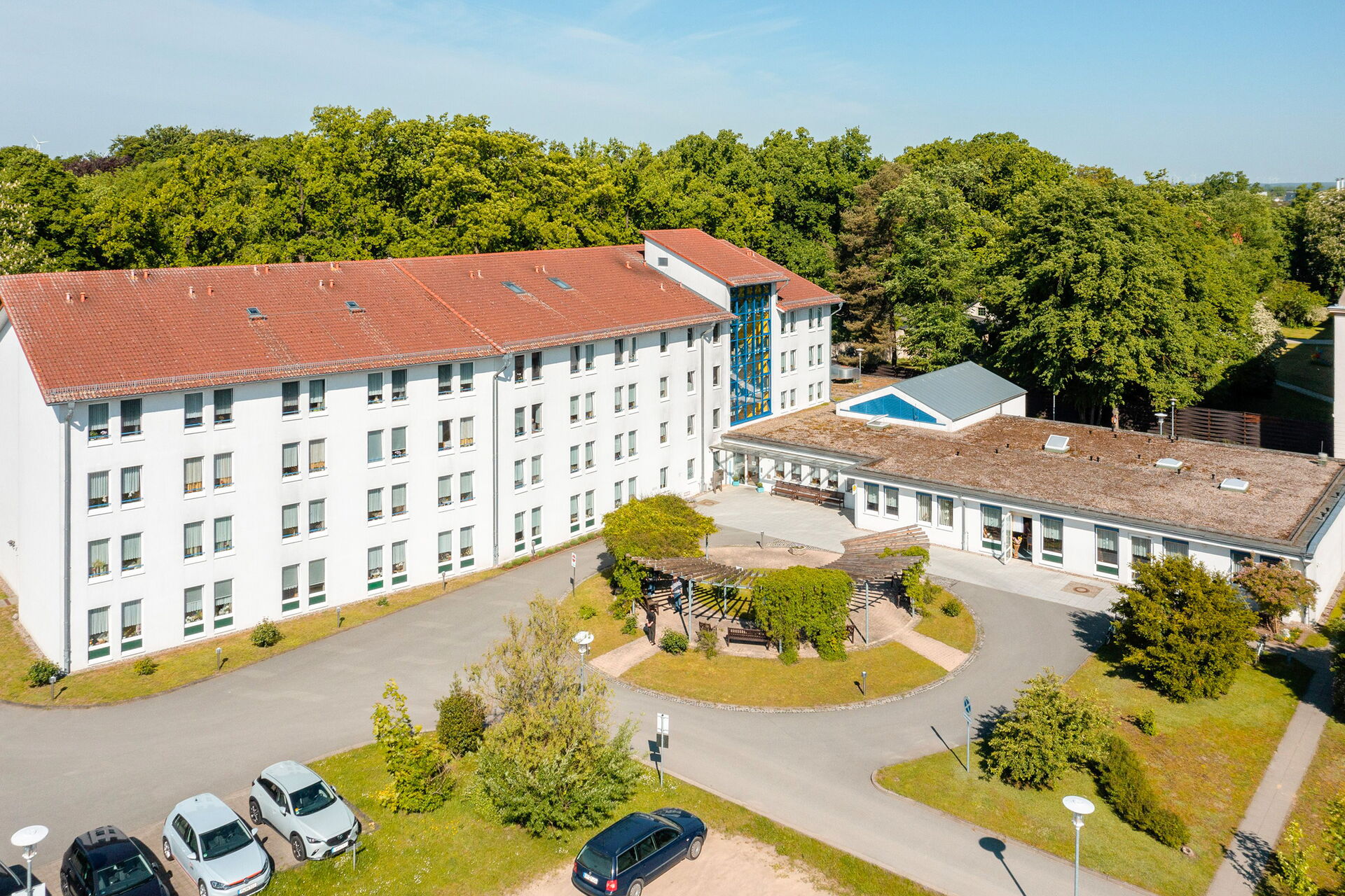 Außenansicht des Seniorenzentrums An der Dosse