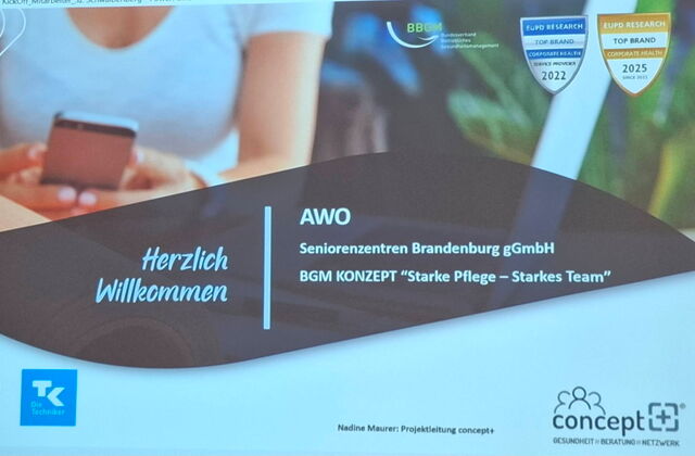 Banner: Starke Pflege - Starkes Team.