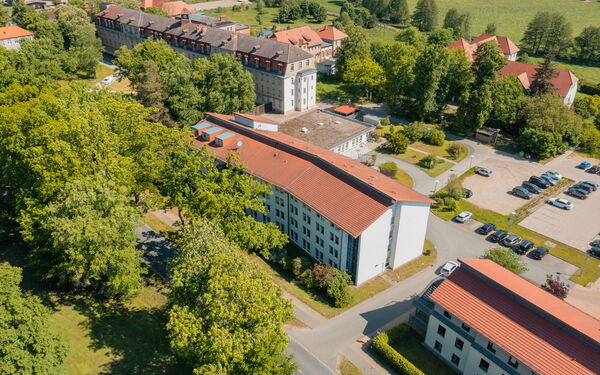 Außenansicht des Seniorenzentrums An der Dosse