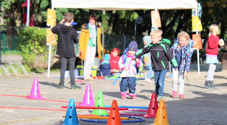 Trommeln für die Rechte von Kindern