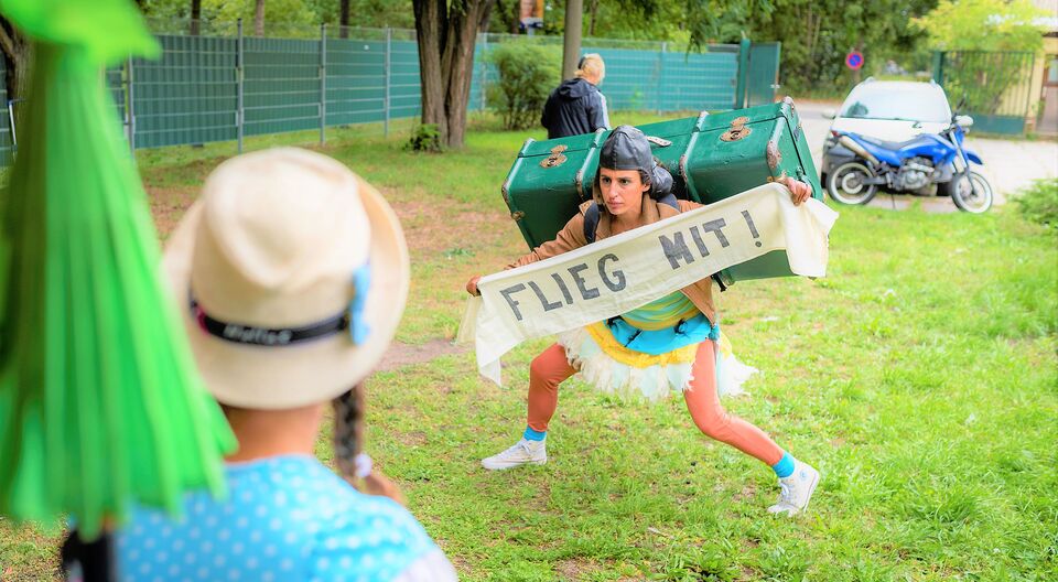 Tausche Sorgen gegen Seifenblasen