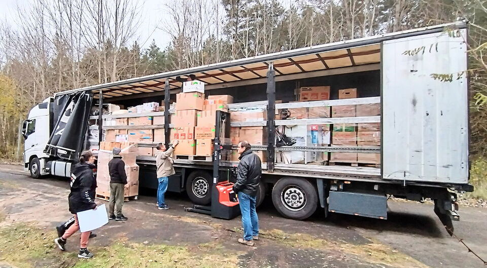 Neuer Spenden-Transport der AWO Ukraine-Hilfe