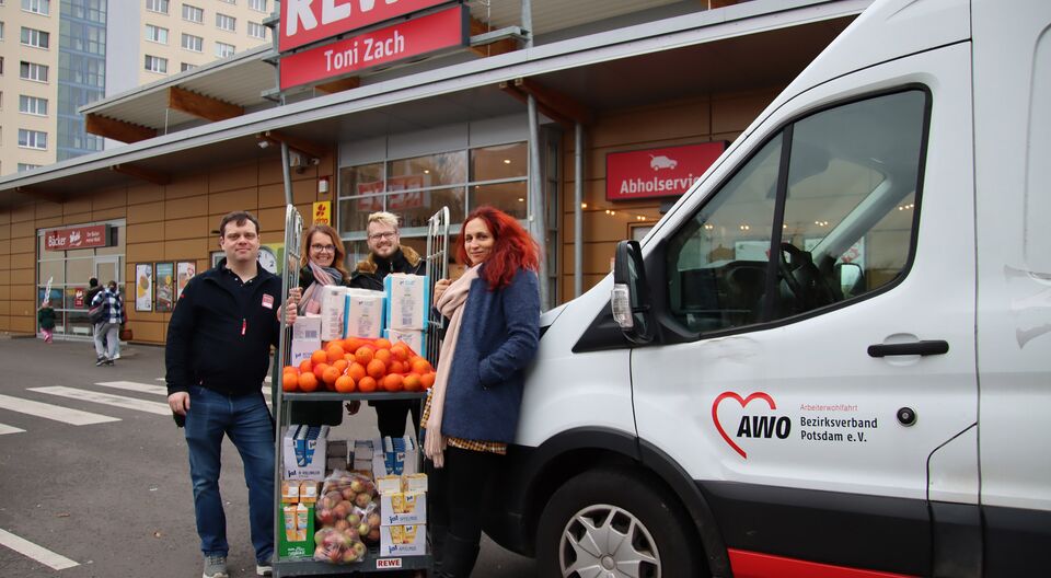 Lebensmittel für die AWO VON HERZEN Tour