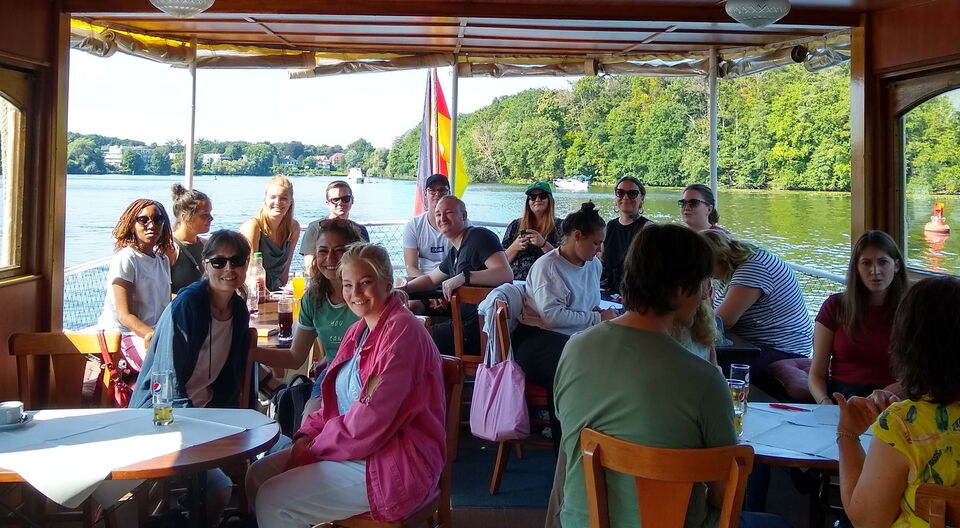 Dampferfahrt zum Einstand