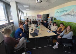 AWO Fachschule zu Besuch im Büro Kindermut