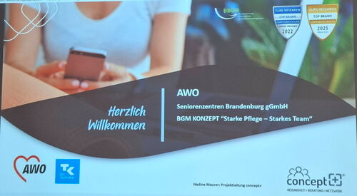 Banner: Starke Pflege - Starkes Team.