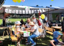 AWO Ehrenamtsagentur auf Sommerfest der Linkspartei