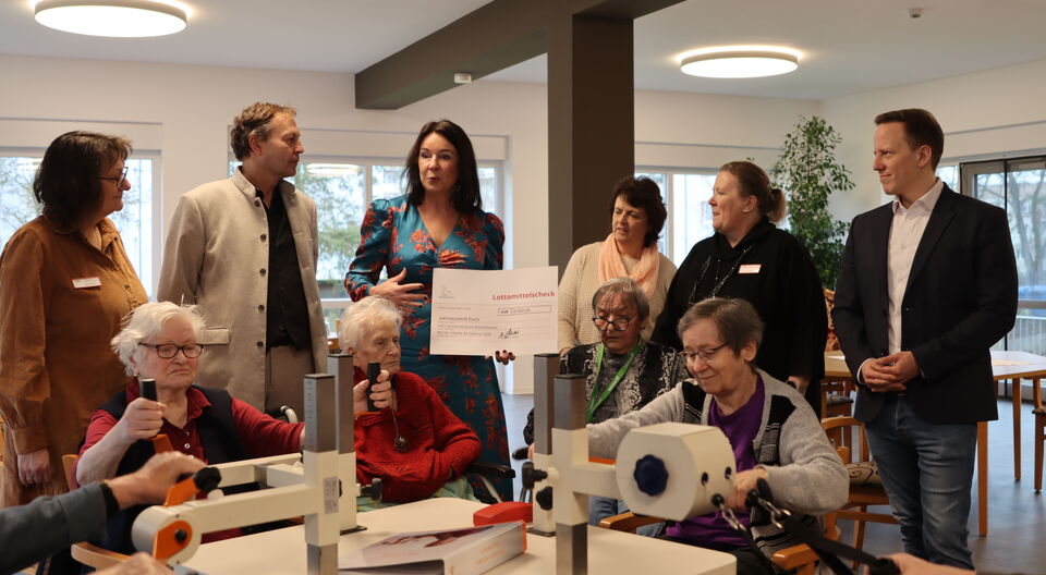 Mit der Sozialministerin am Plaudertisch