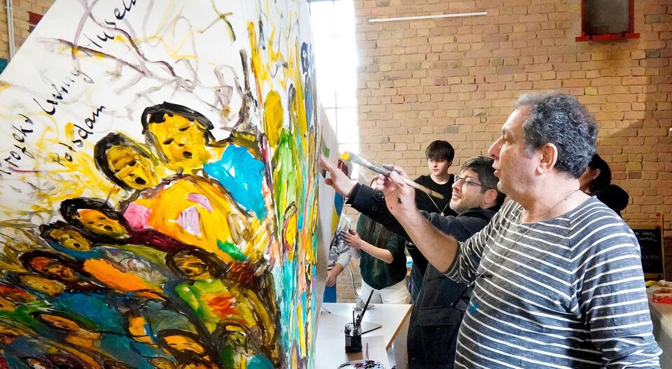 Ein bisschen Hundertwasser und die AWO Werte