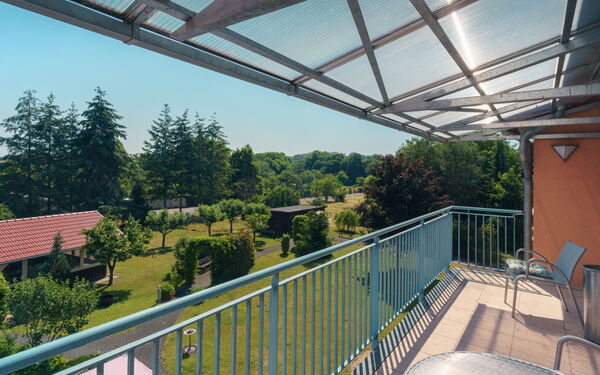Veranda in einem Seniorenheim