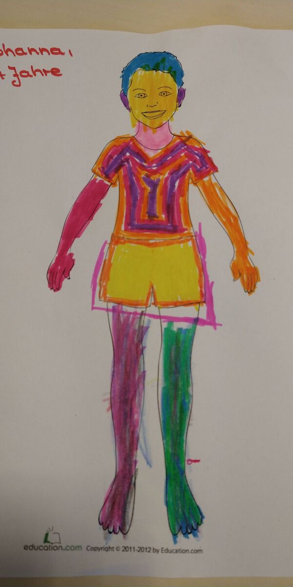 Zeichnung eines Mädchens
