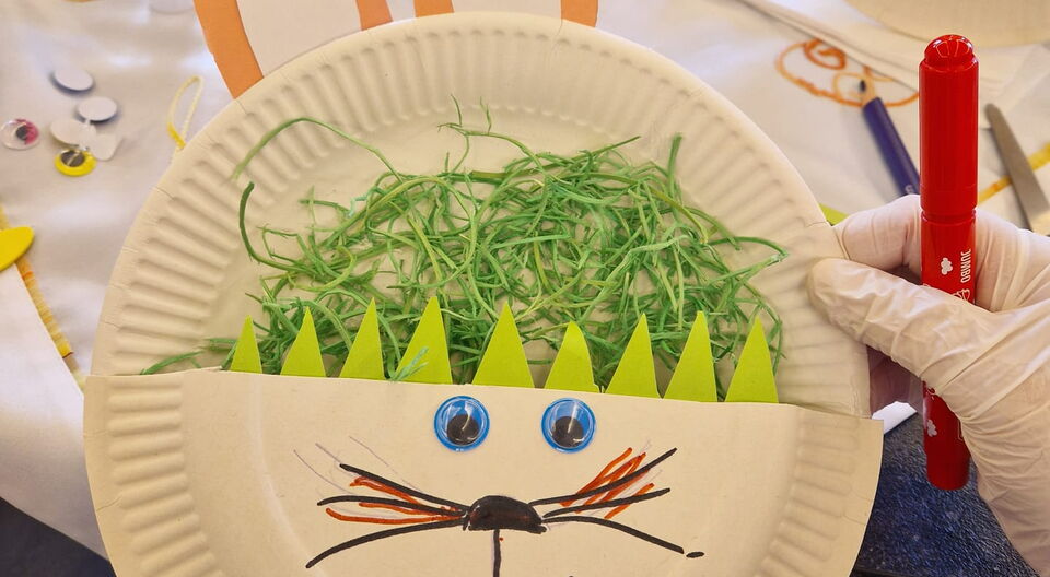 Osterbasteln in der Kreativrunde