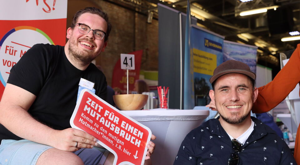 Mutige Mutmacher*innen auf der Jobinale gesucht