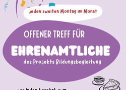 Offener Treff für Ehrenamtliche des Projekts Bildungsbegleitung