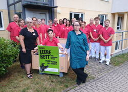 Aktionstag 34Leeres Pflegebett34