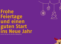 Frohe Feiertage und einen guten Start ins Neue Jahr