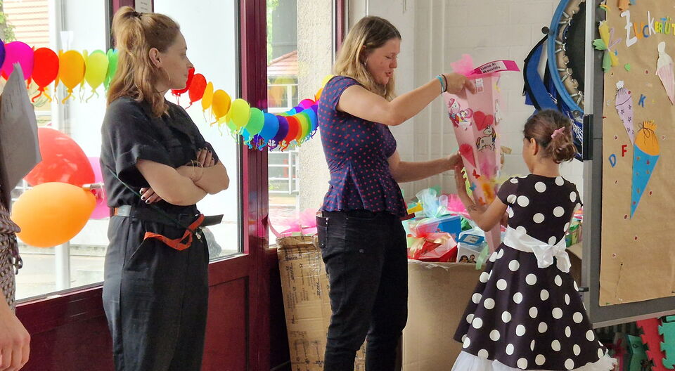 Gemeinsam auf dem Weg zum ersten Schultag