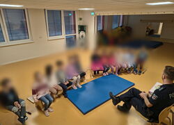 Die Polizei zu Besuch bei unseren Vorschulkindern