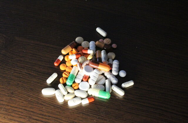 Foto eines Haufen von Tabletten