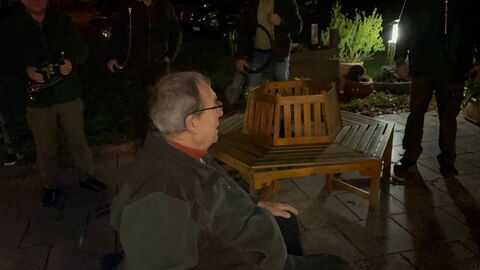 ein Mann einzeln auf dem Bild